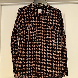 GAP The Fitted Boyfriend Shirt Size L
